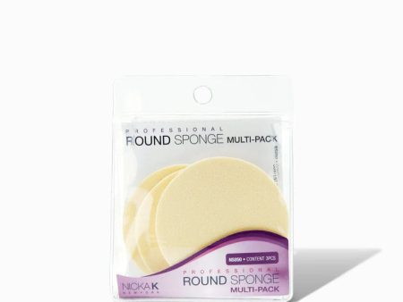 Nicka K Round Sponge Multi-pack - NS050 Discount