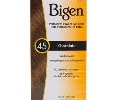 Bigen Permanent Powder Hair Color 45 Chocolate .21 oz Sale