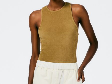 Summer Terry Crewneck Racerback Bodysuit Online Sale