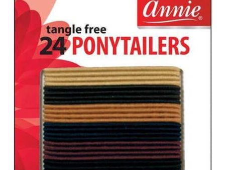 Annie #3354 Tangle Free Ponytailers Assorted Colors 5  24 ct Discount