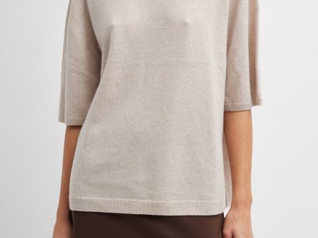 Washable Cashmere Oversized Easy T-Shirt on Sale