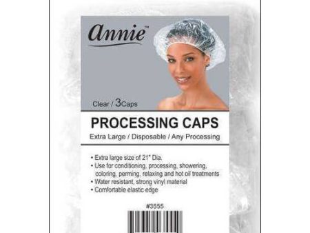 Annie #3555 Disposable XL Processing Caps 3 ct For Discount