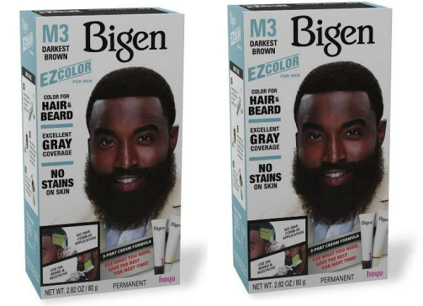 2 PACK BIGEN EZ HAIR COLOR (M3) DARKEST BROWN Sale