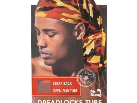 Annie Mr. Durag Strap Back Dreadlocks Tube Camo Pattern Assorted Colors #3628 Online now