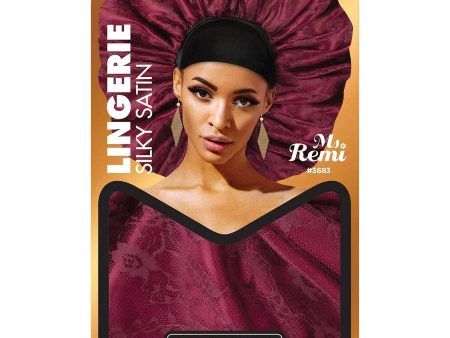 Ms. Remi Lingerie Wide Edge Silky Satin Bonnet Super Jumbo-3683 Online now