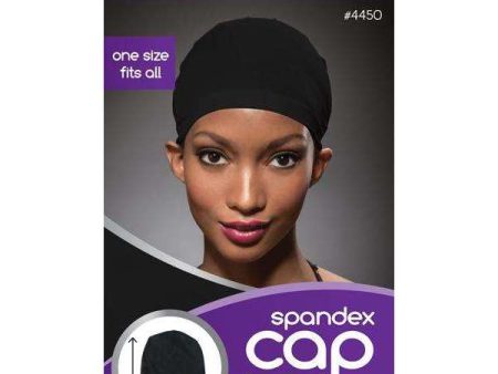 Annie Ms. Remi Spandex Cap (Black) #4450 Supply