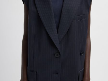 Dominic Pinstripe Liam Vest Supply