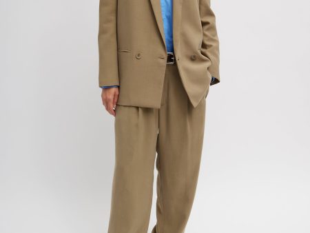 Fluid Suiting Double Breasted Blazer Online Sale