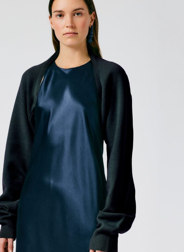 Airy Extrafine Wool Sleeve Shrug Discount