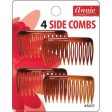 Annie Side Combs Small 4Ct Asst Color 3207 Online Sale