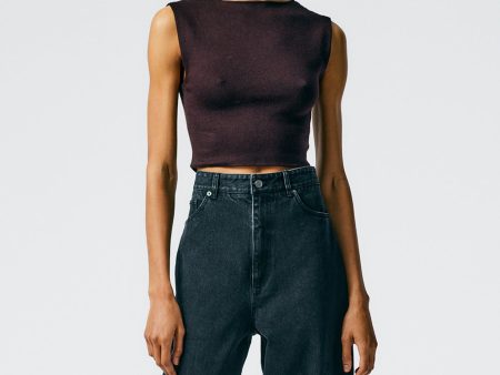 Organic Cotton Tencel Tube Cropped Tank Supply