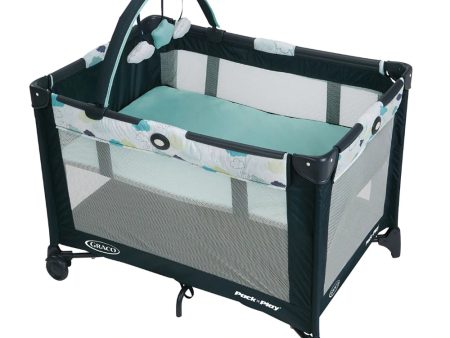 [PRE-ORDER: ETA Early Mid-June 2022] Graco Pack ‘n Play® On the Go™ Playard with Bassinet - Stratus Hot on Sale